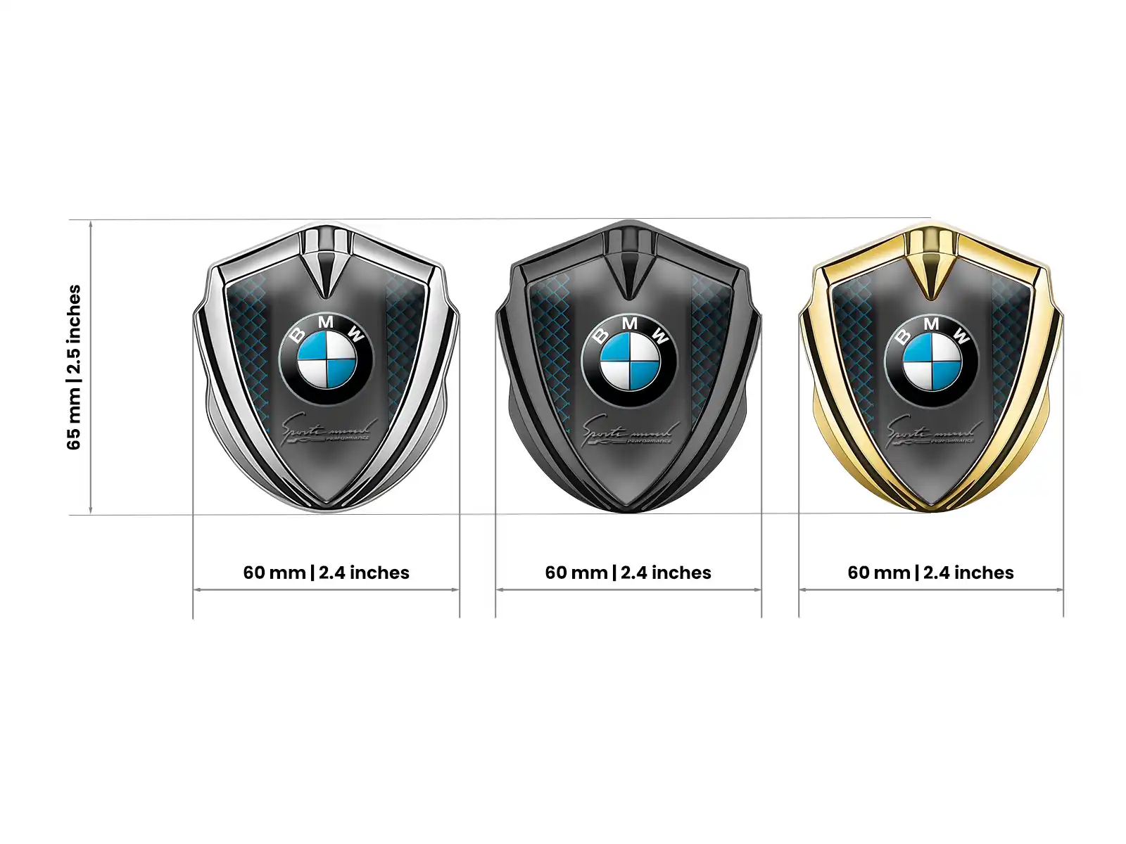 BMW Emblème Métal Insigne Max Design Solide